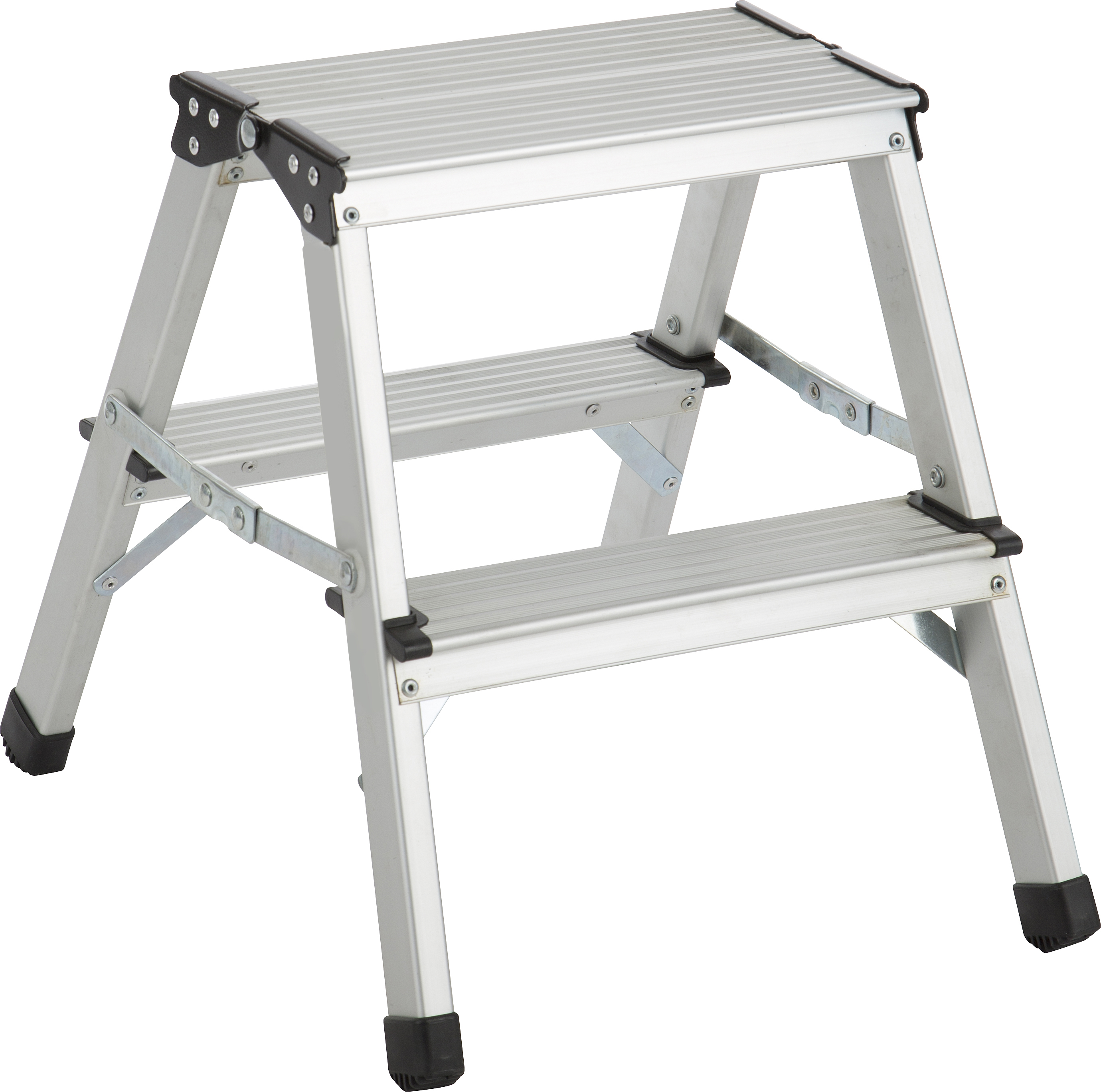 Steppy escabeau aluminium 2x2 marches