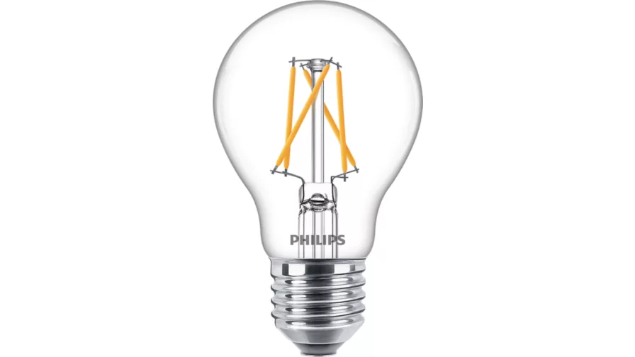 Philips ampoule LED SceneSwitch transparent 60W E27 blanc chaud