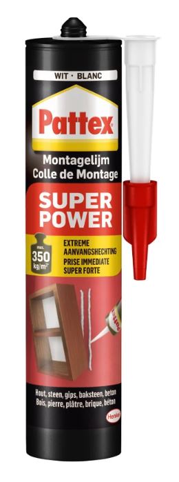 Pattex Super Power Waterbased Blanc 370g