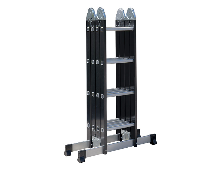 Multifold 2-en-1 échelle pliante en aluminium noir