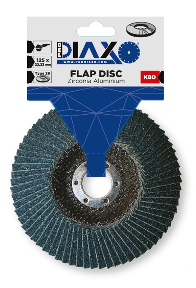 Lamellenschijf konisch Ø 125mm ZK80 Zirconia