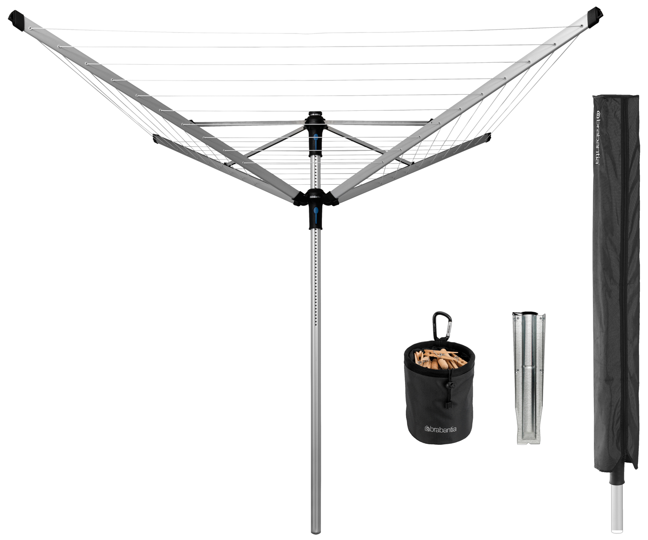 Lift-O-Matic Advance séchoir 60m Metallic Grey
