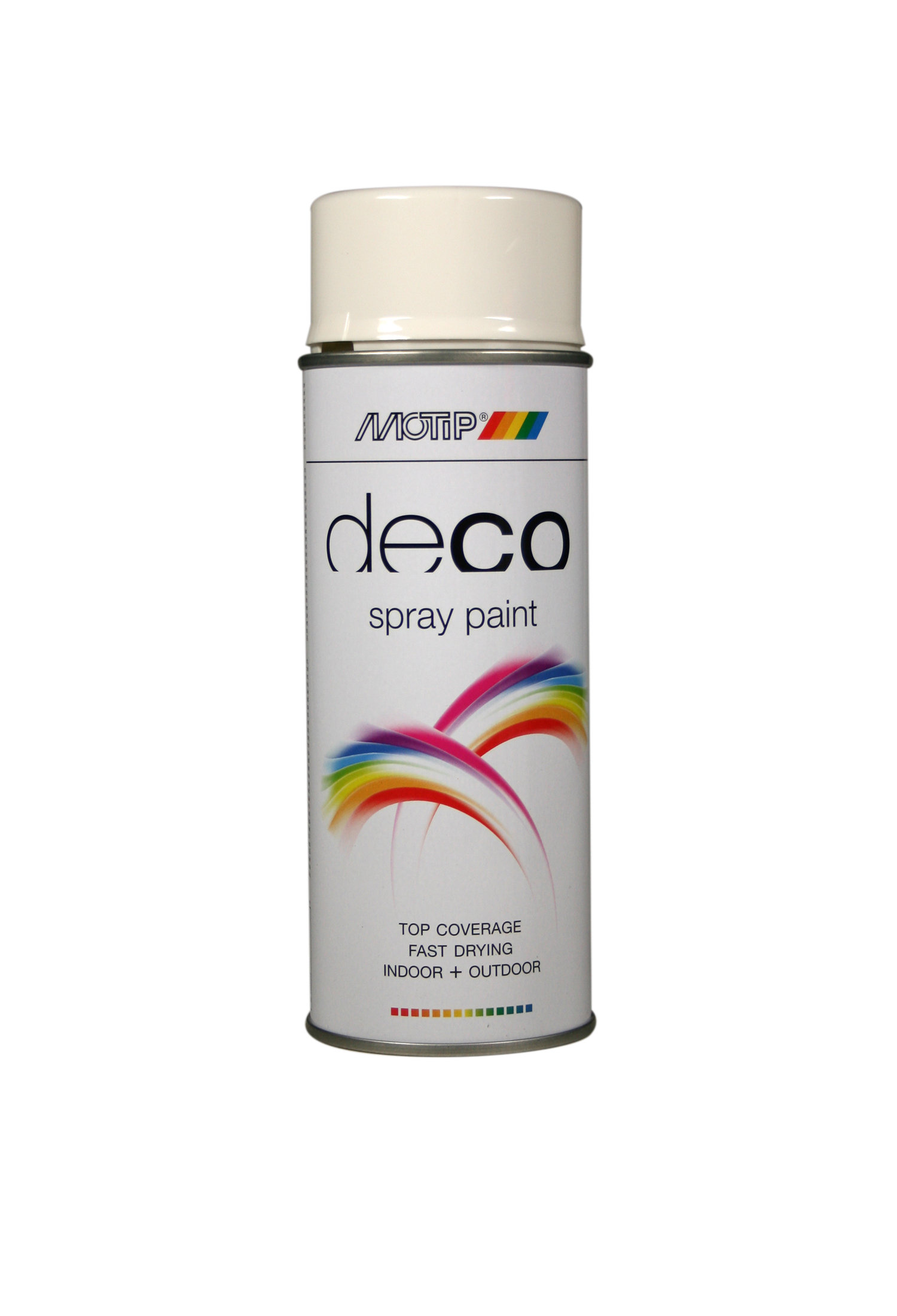 Motip* Deco Hoogglans Spray 400ml RAL 9010 Zuiver Wit (art 01600)