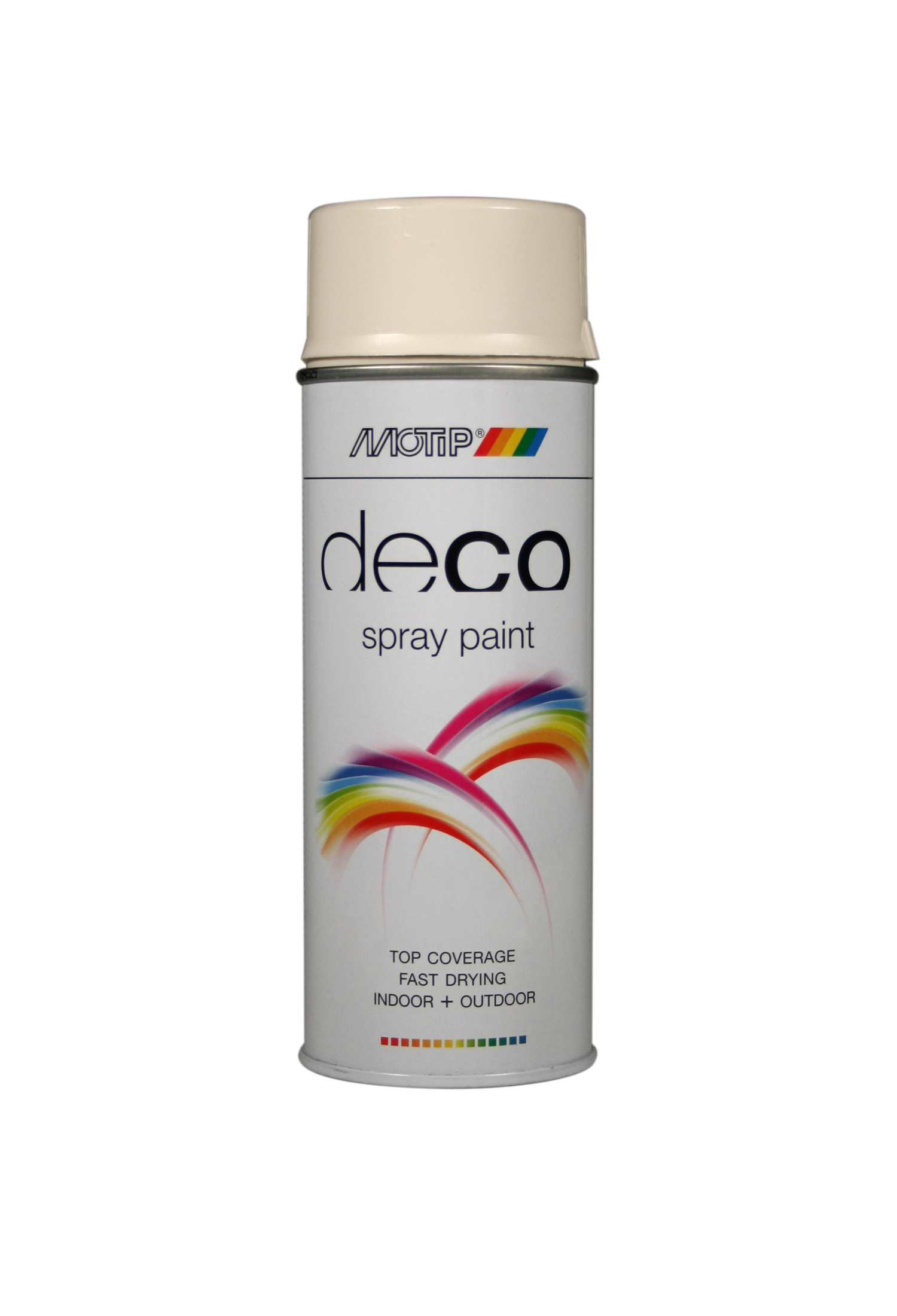 Motip* Deco Spray Brillant 400ml RAL9001 Crème (art 016795)