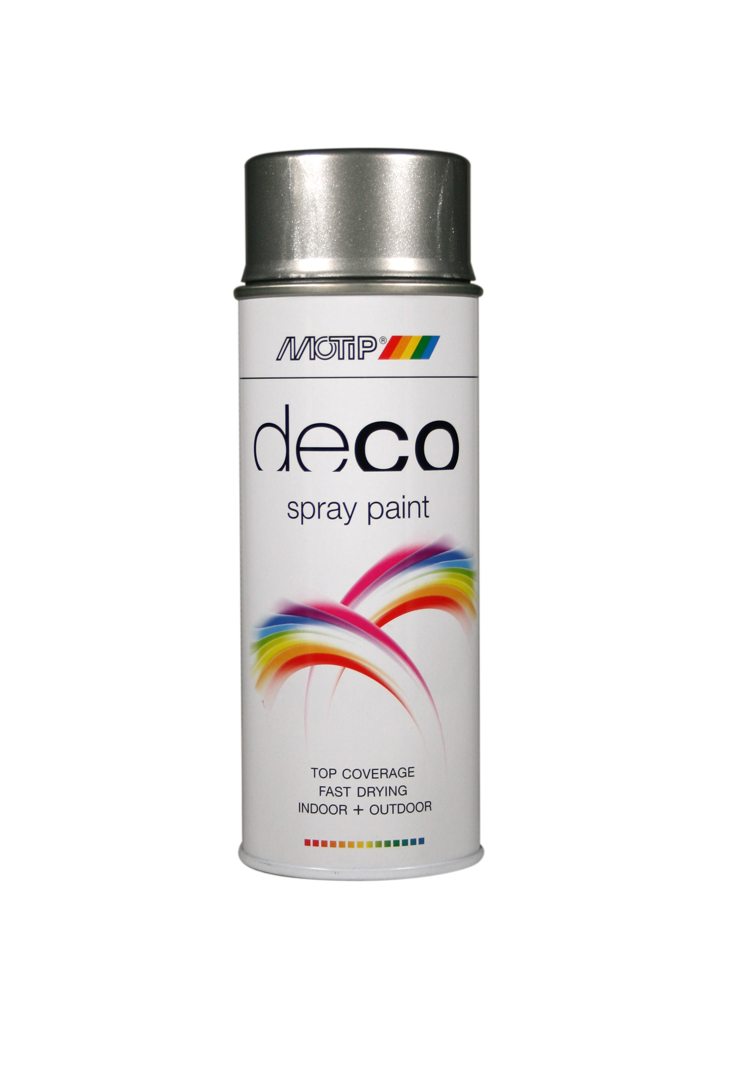 Motip* Deco Hoogglans Spray 400ml RAL 9007 Grijs Aluminium (art 016797)