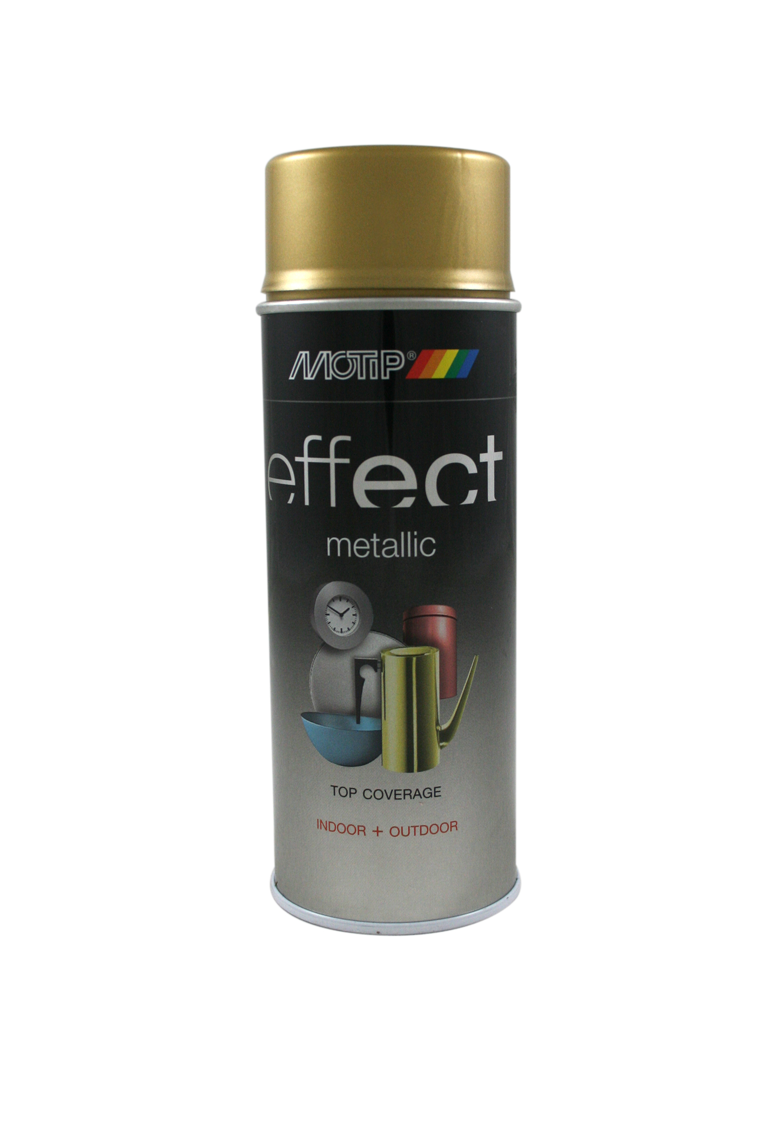 Motip* Deco Effect Metallic Spray 400ml Briljant Goud (art 302506)
