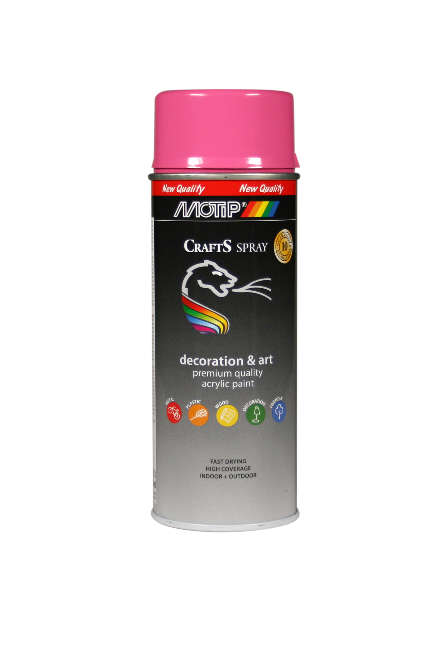 Motip* Crafts Acryllak Hoogglans Spray 400ml RAL4003 Erika Violet (art 696206)