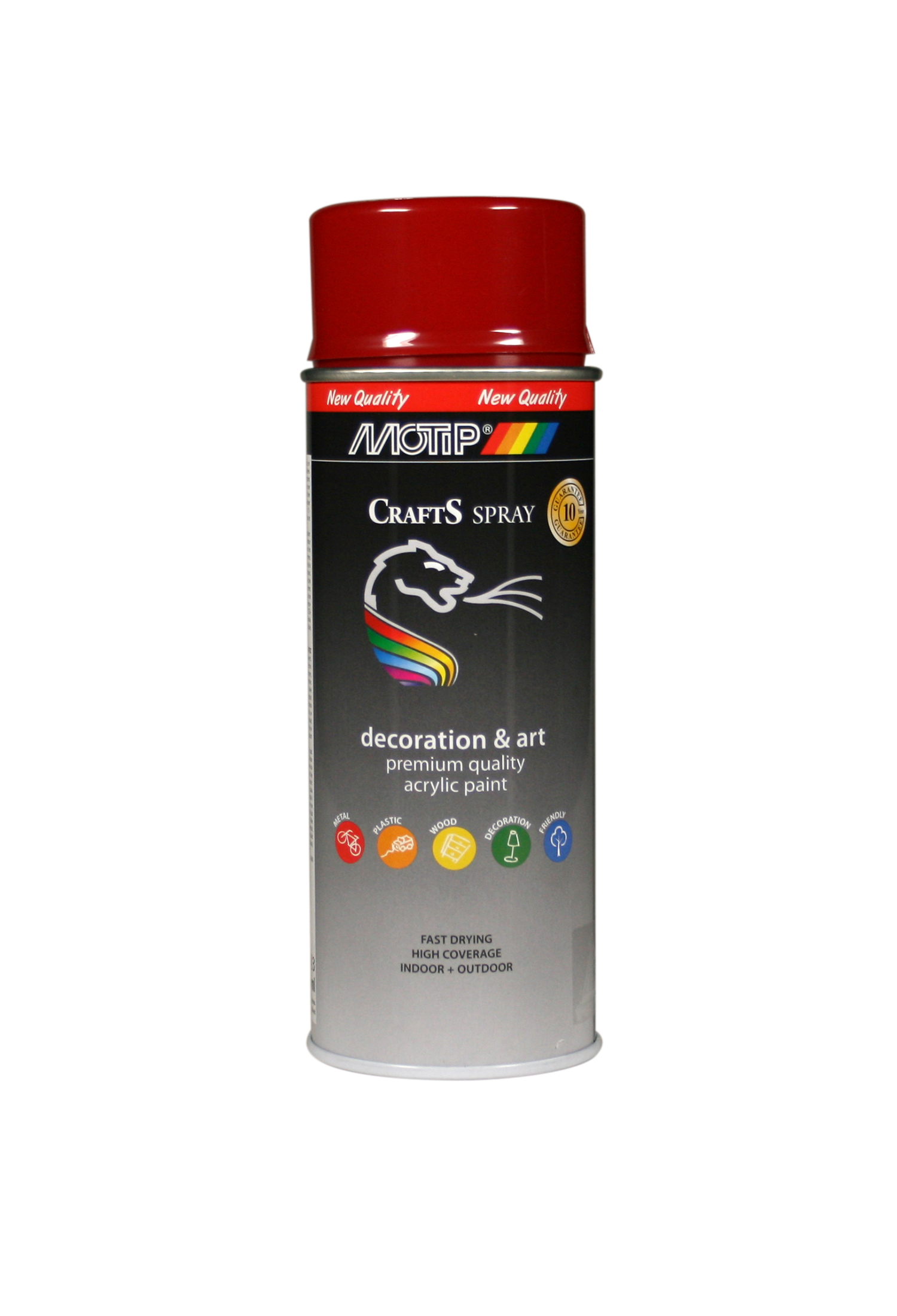 Motip* Crafts Acryl Laque Brillant Spray 400ml RAL3003 Rouge Rubis (art 696220)