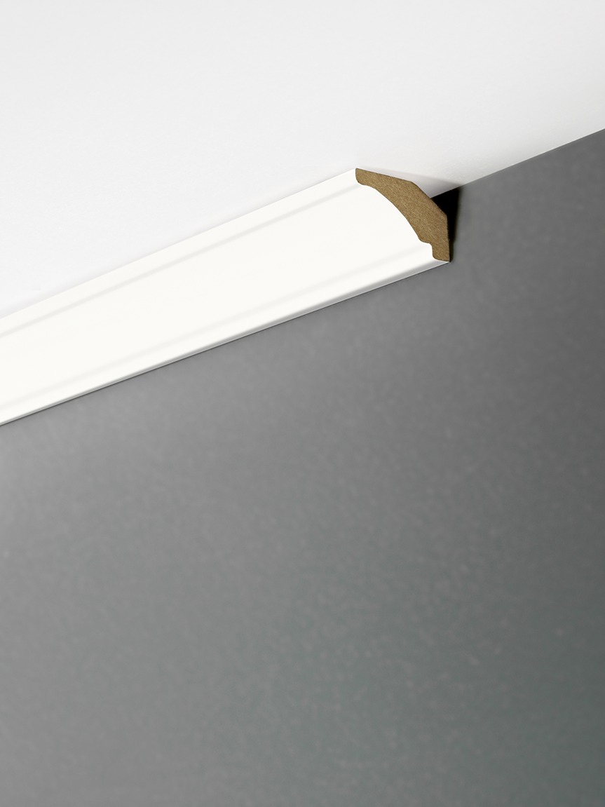 Maestro moulure de plafond Noble 22x35x2700mm Uni White (2 pcs)