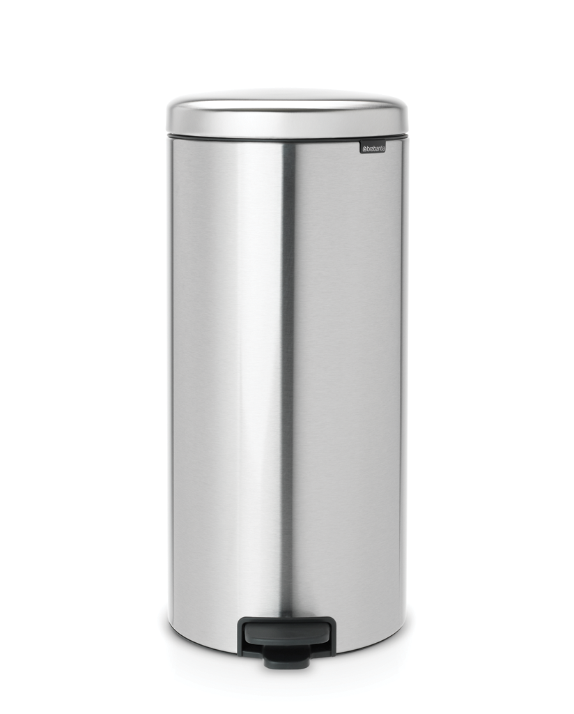 Brabantia poubelle à pédale NewIcon 30l matt steel fingerproof