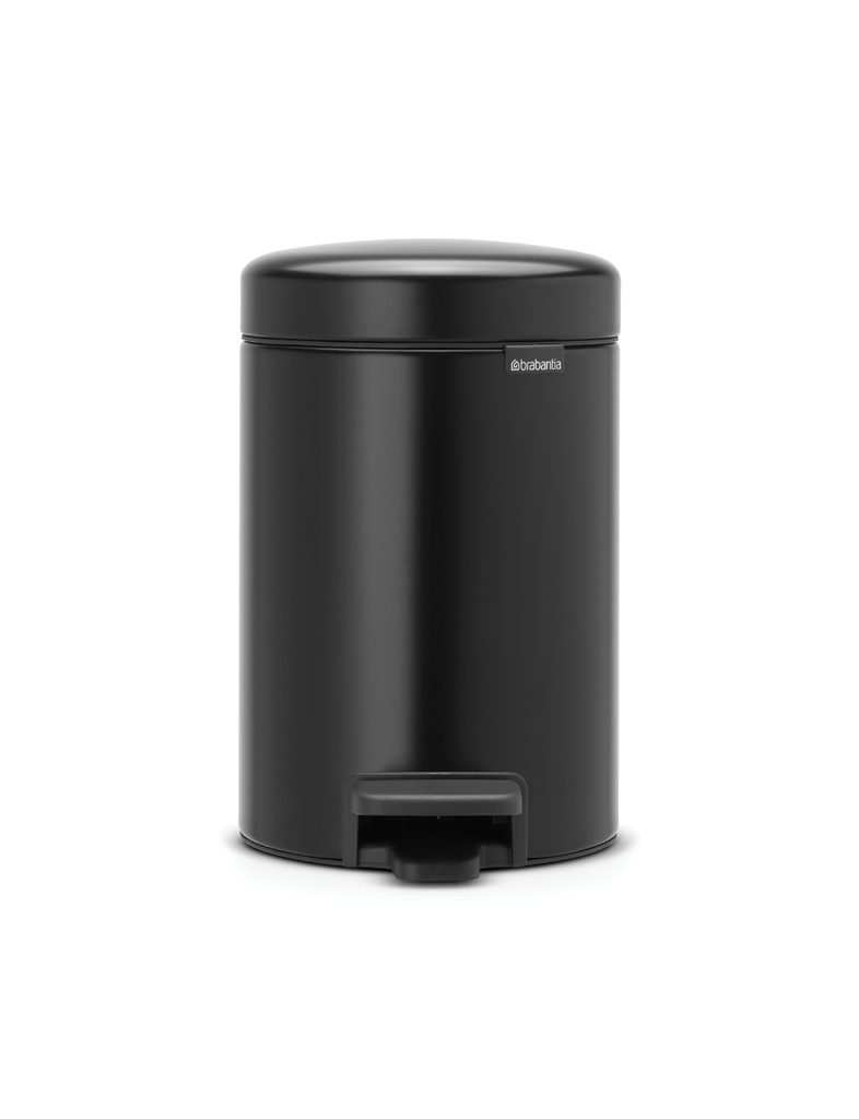 Brabantia poubelle à pédale NewIcon 3l matt black