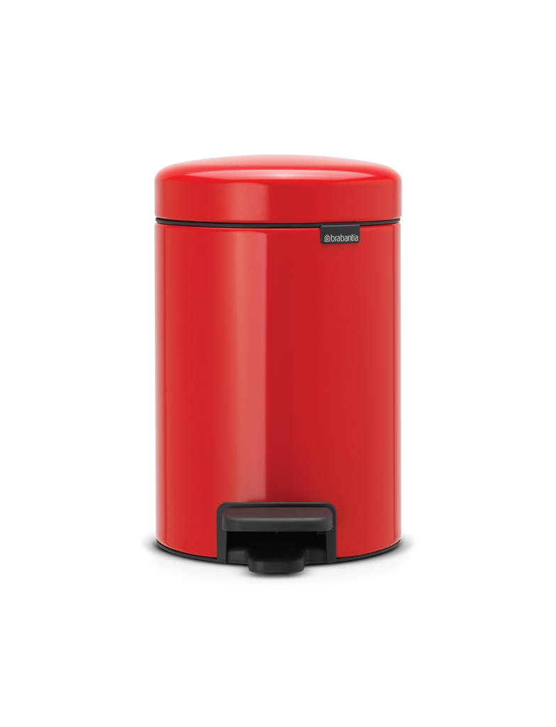 Brabantia poubelle à pédale NewIcon 3l passion red