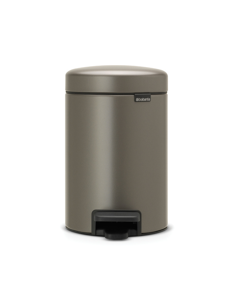 Brabantia poubelle à pédale NewIcon 3l platinum