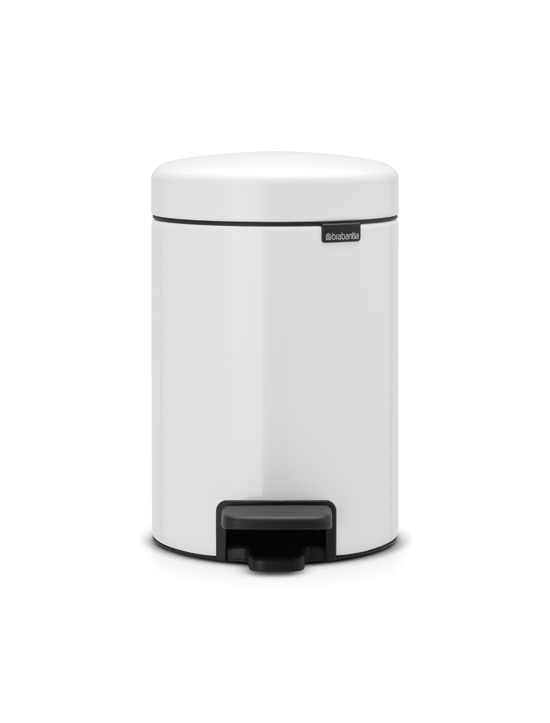 Brabantia poubelle à pédale NewIcon 3l blanc