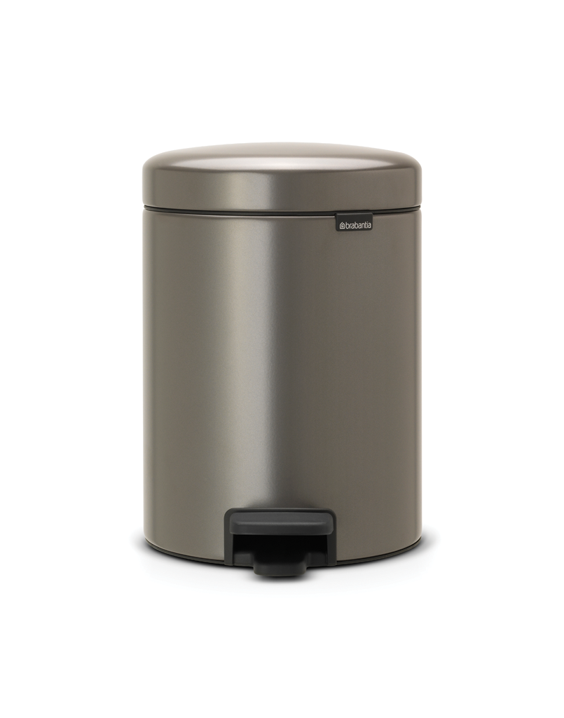 Brabantia poubelle à pédale NewIcon 5l platinum