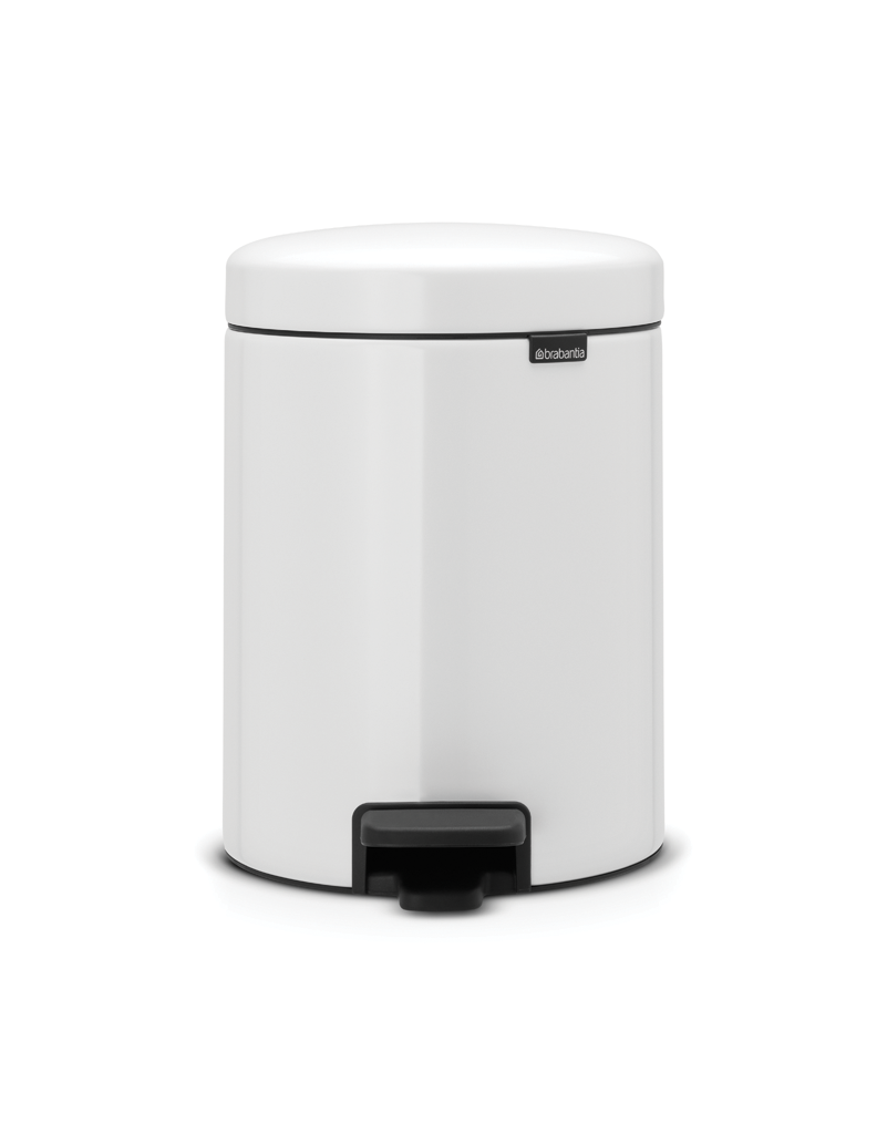 Brabantia poubelle à pédale NewIcon 5l blanc