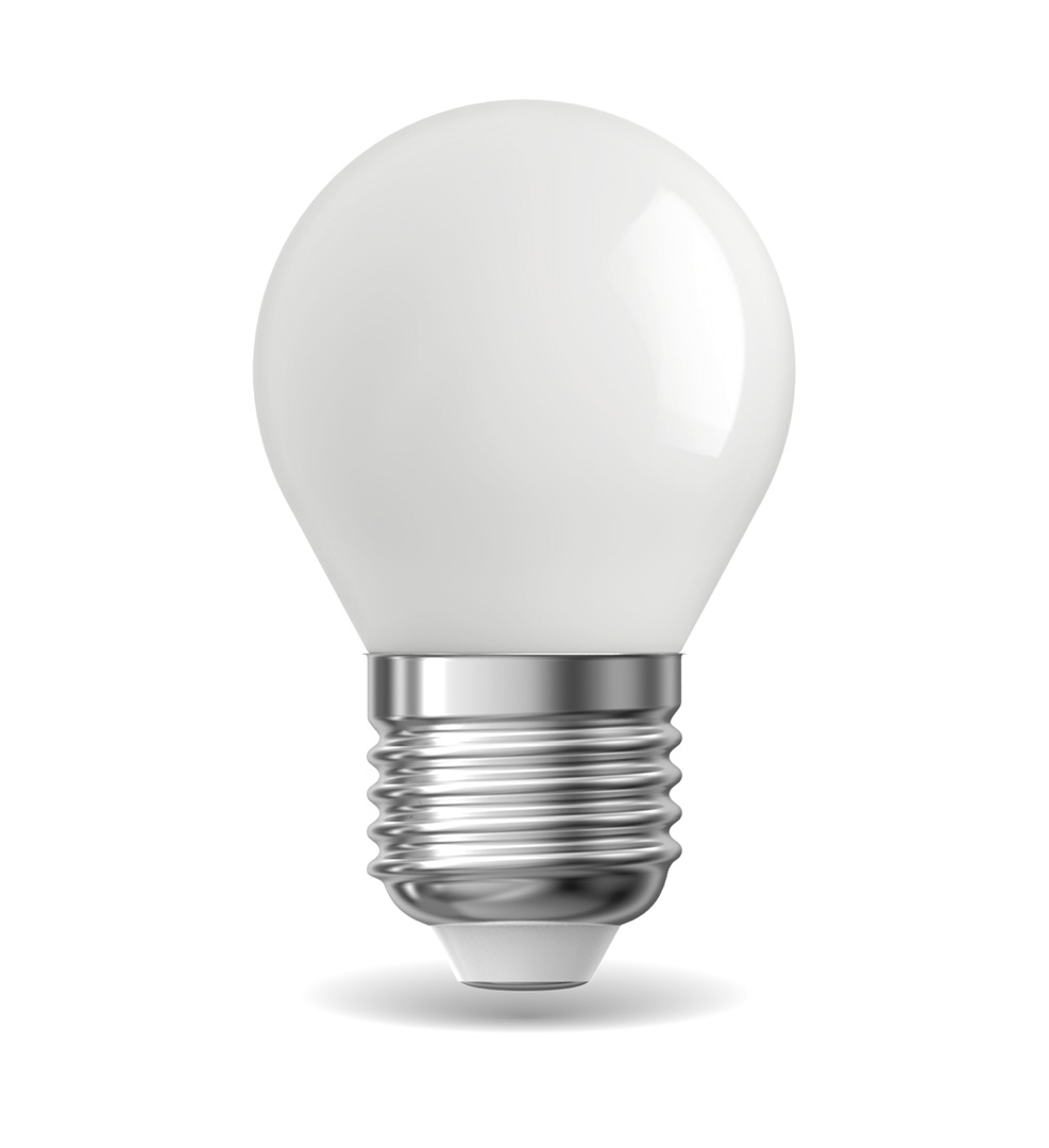 Xanlite 2x LED filament lampen P45 opaal E27 - 470 lm (=40W) - 2700k - zeer warm wit licht