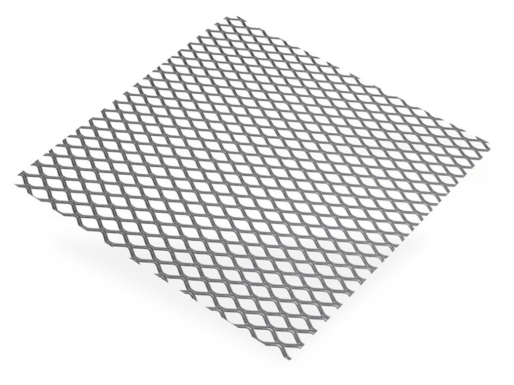 Strekmetalen plaat blank 6x3.3=500x250x0.5mm