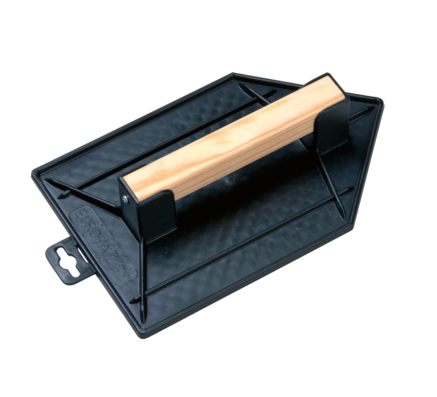 Schuurbord polystyreen zwart 270 x 180 mm, gepunt