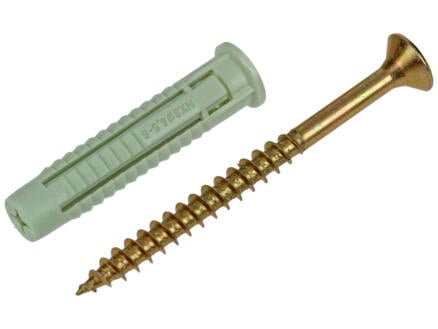 CELO NYLON PLUG FX8 MET SCHROEVEN 5X60MM 10 STUKS