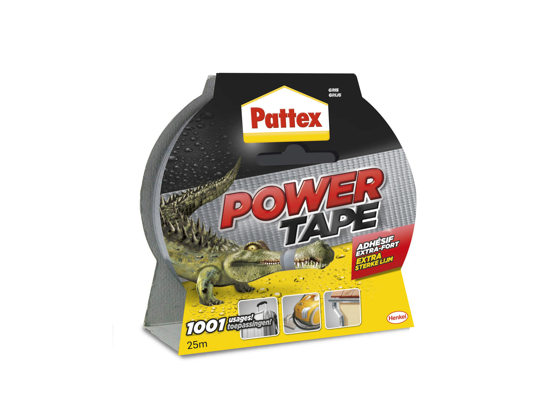 Pattex Power Tape Gris Foncé 48Mmx25m