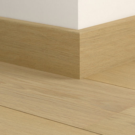Quick-Step parket - Parketplint Cascada 6030 Parelwitte eik extra mat 2400x80x16mm