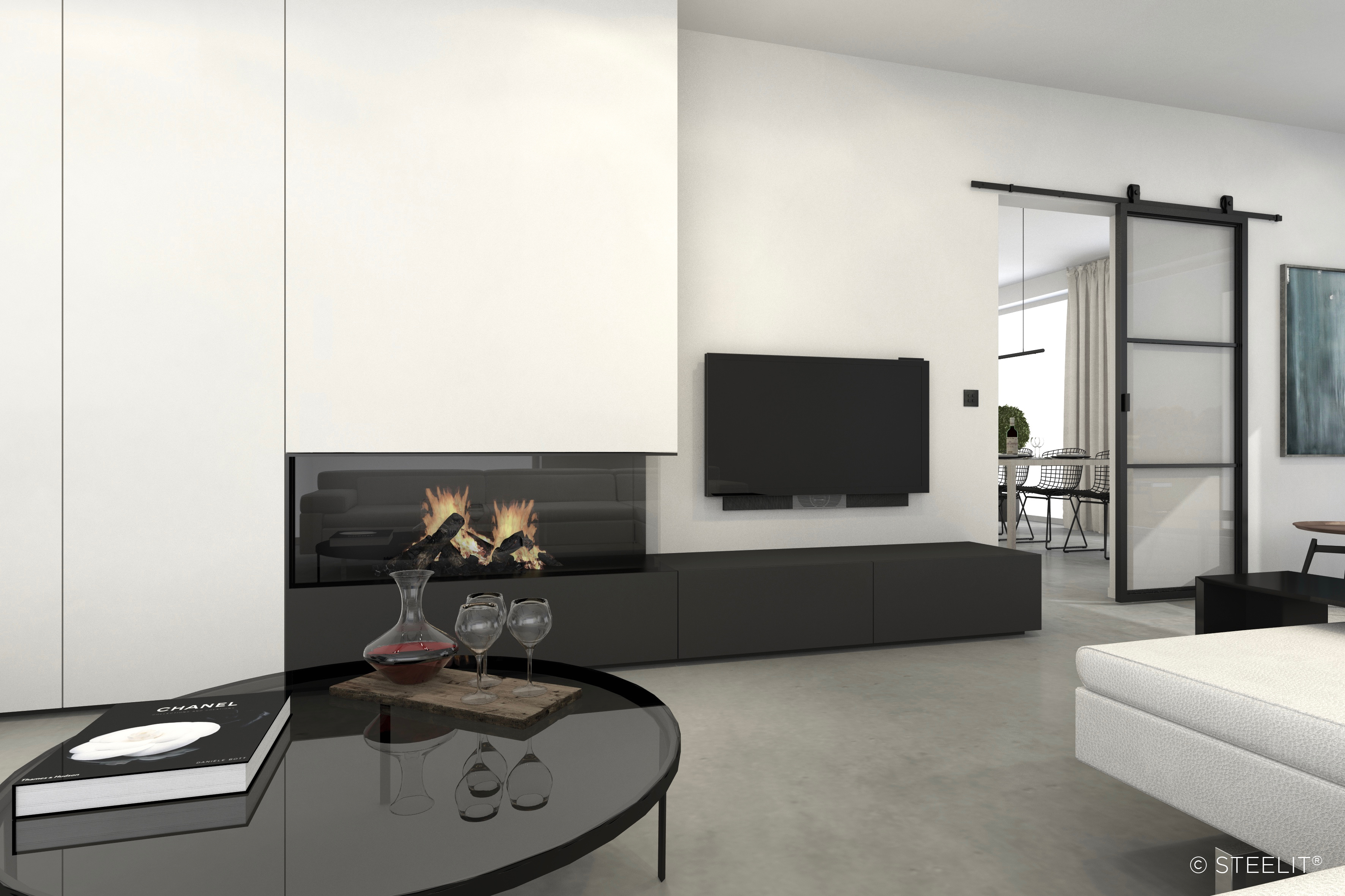 Steelit slide Modern 4 duo 2095x1914mm