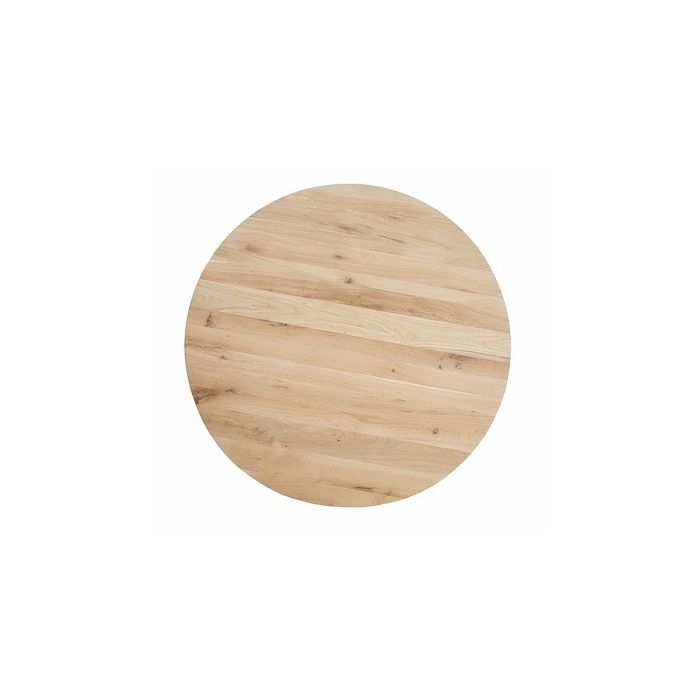 Tafelblad Rustiek eiken rond 1200x40mm