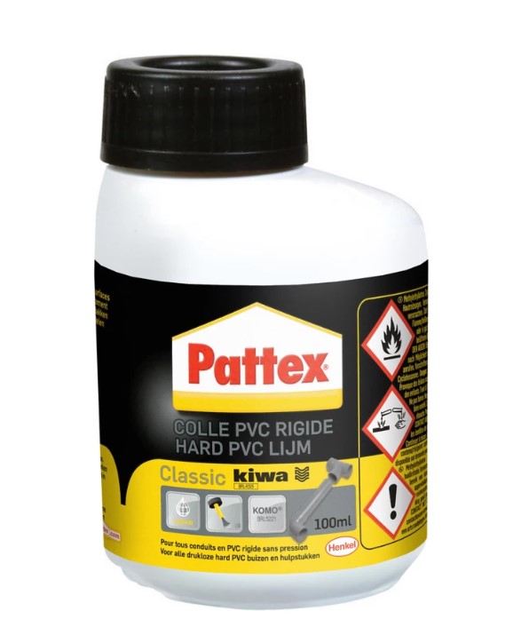 Pattex Colles PVC Rigide Translucide 100ml