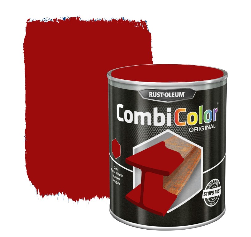 Rust-oleum laque peinture métal brillant 0,25l rouge feu
