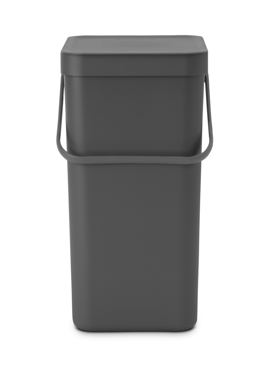 Brabantia poubelle sort&go 16l gris