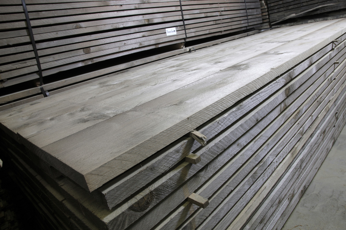 Steigerhout Old Grey gedoubleerd 15x195mm