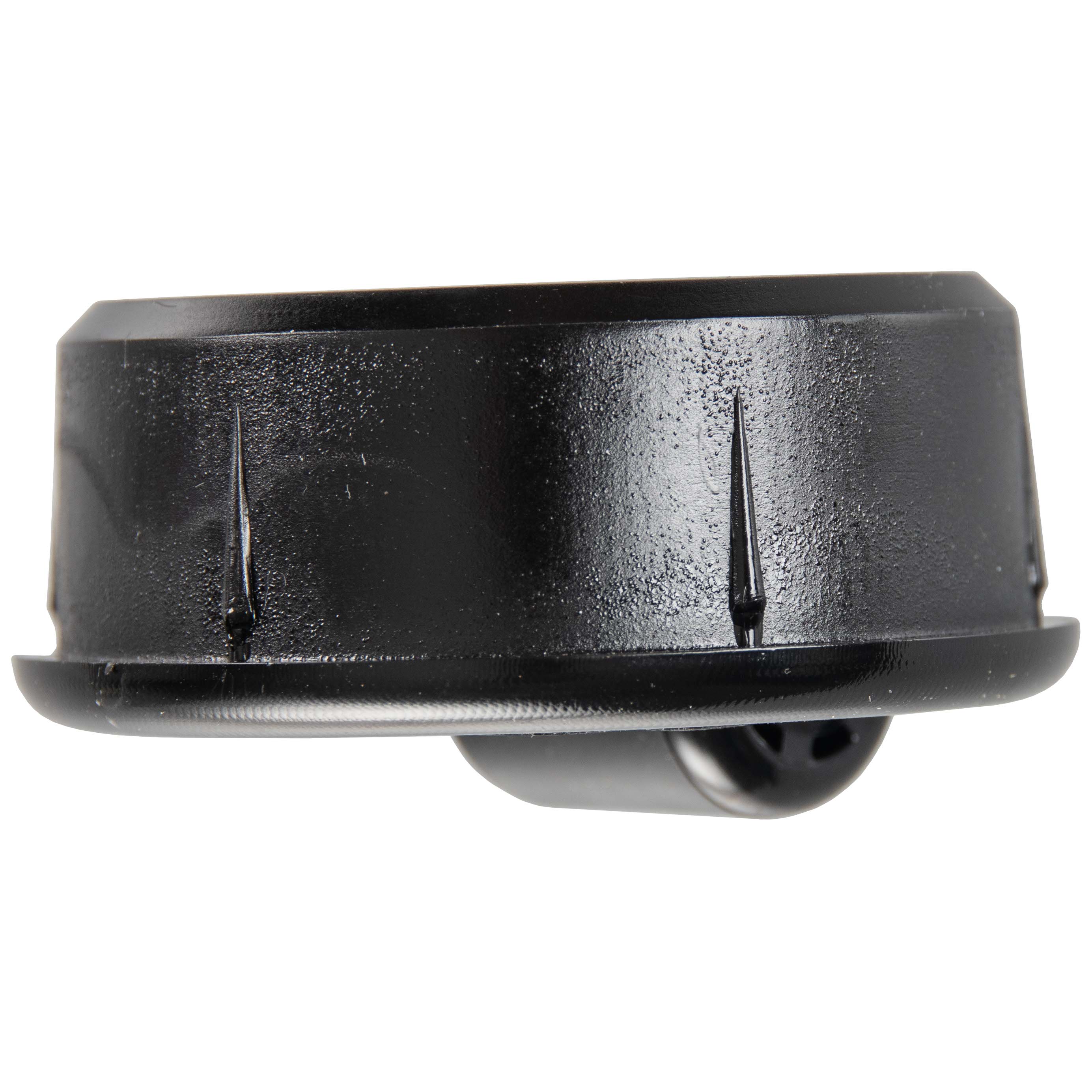 Roulette à encastrer PP Ø17mm pour sols souples