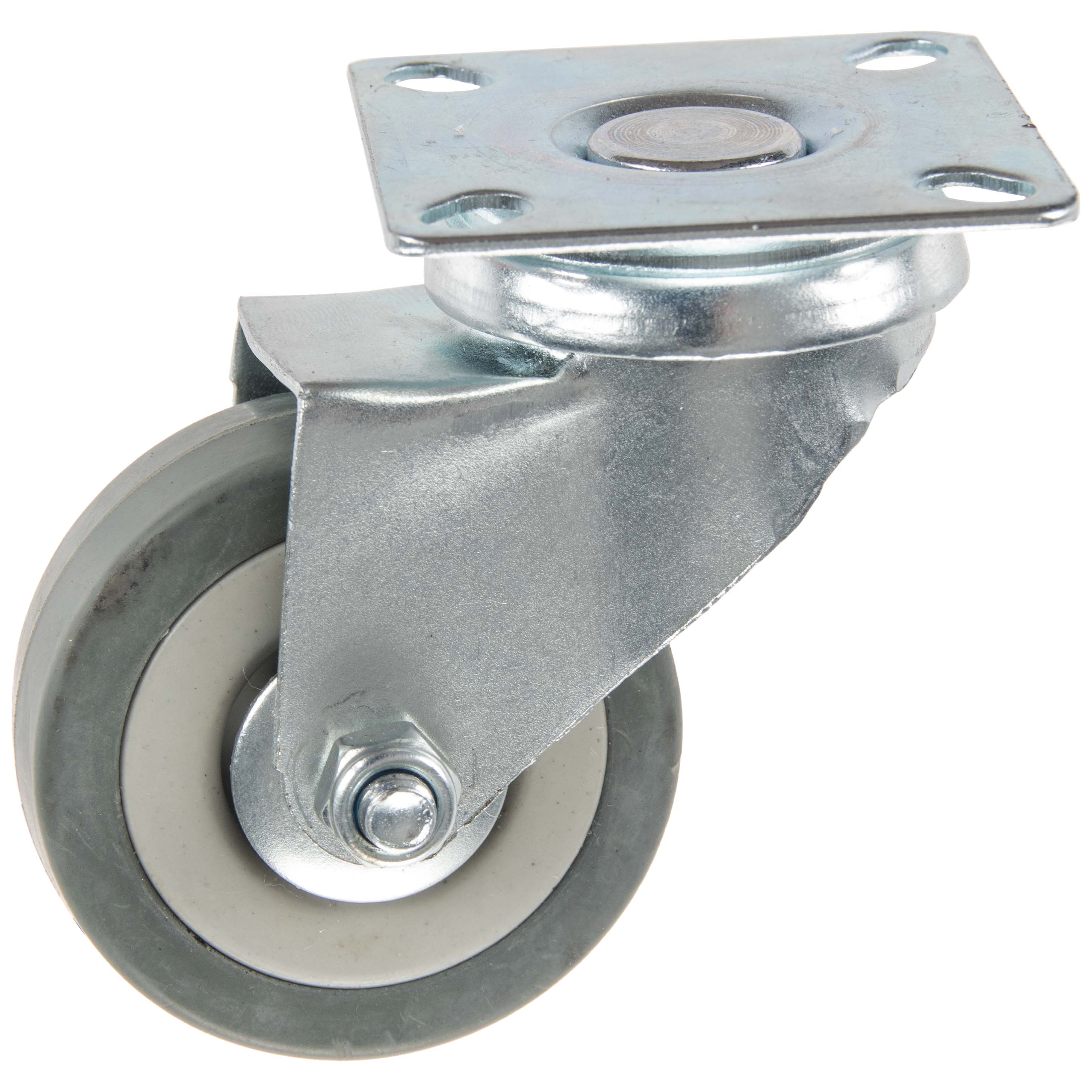 Roulette caoutchouc pivotante Ø50mm