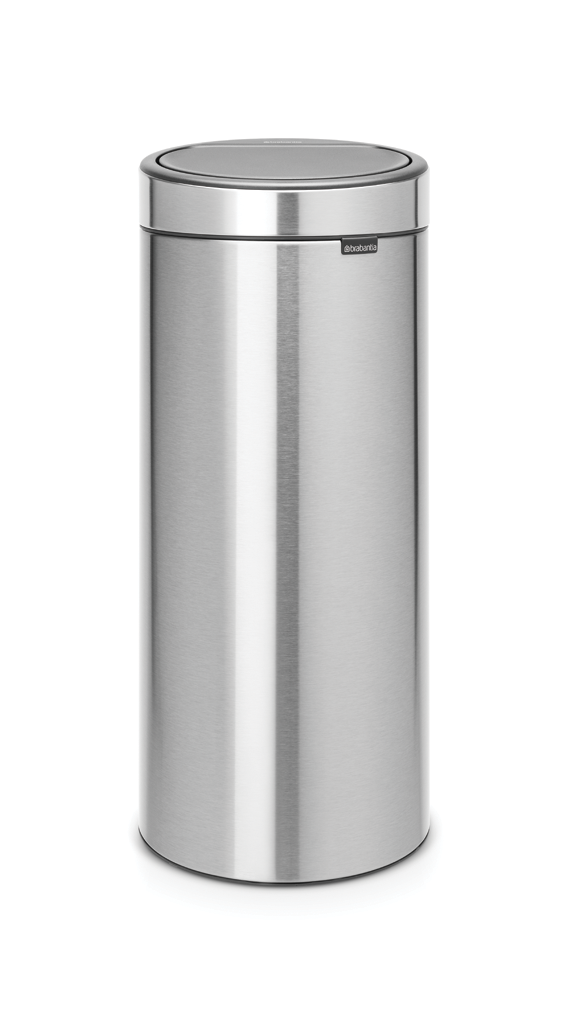 Brabantia touch bin 30l matt steel fingerprint proof