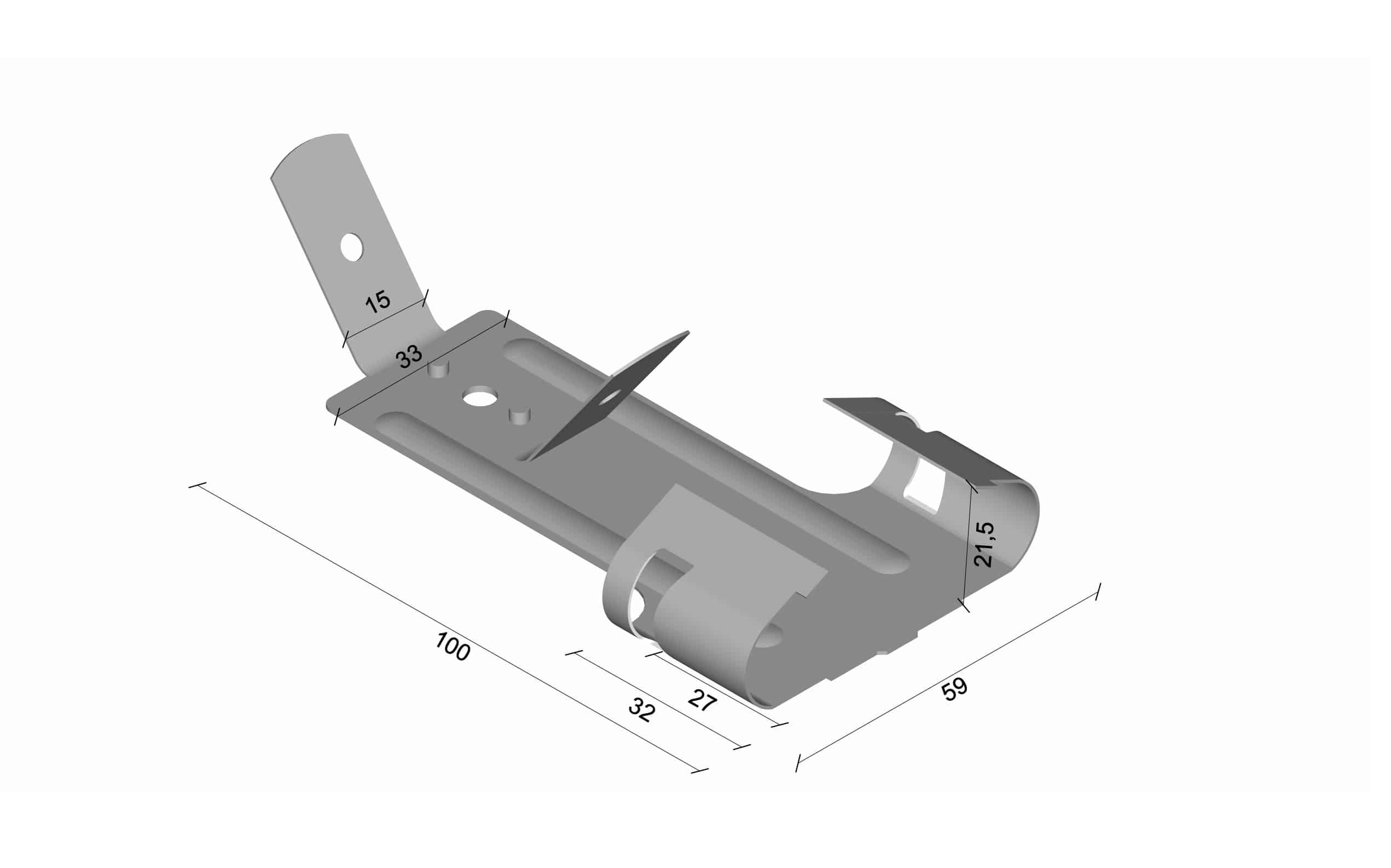Ophanger Met Veer 100mm