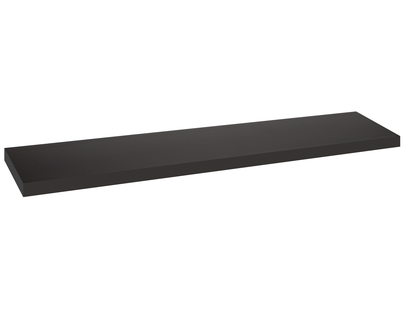 Tablette murale 120 cm zwart