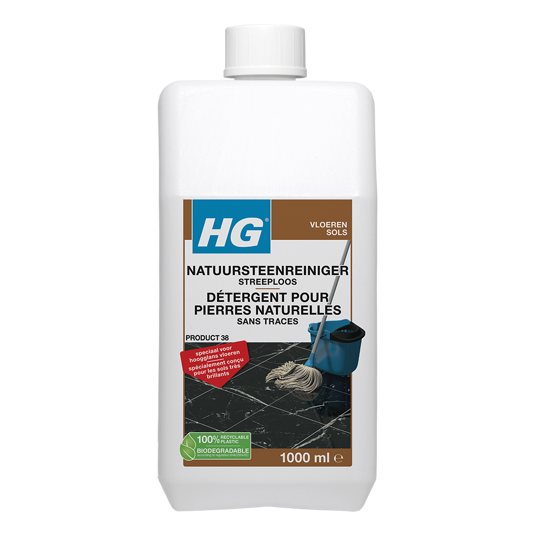 HG natuursteenreiniger voor glansvloeren  P38