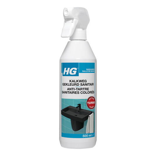 HG spray moussant antitartre sanitaires colorés 0,5l