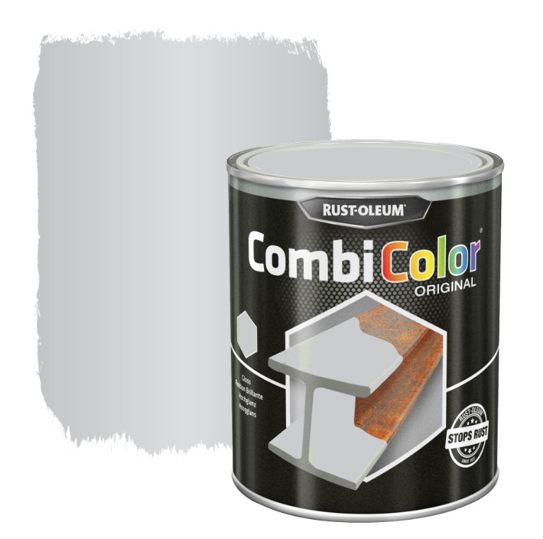 Rust-oleum laque peinture métal brillant 0,25l aluminium blanc