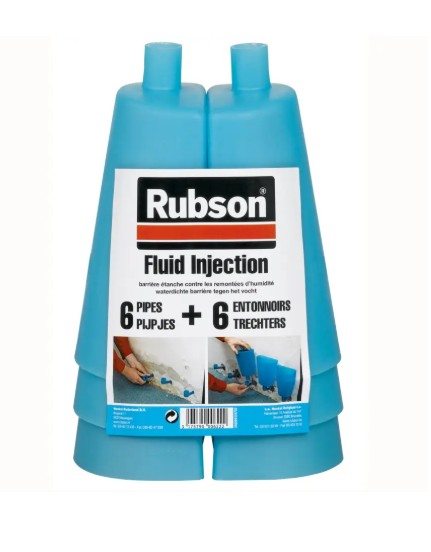 RUBSON FLUID INJECTION SET ( 6 TRECHTERS+PIJPJES )