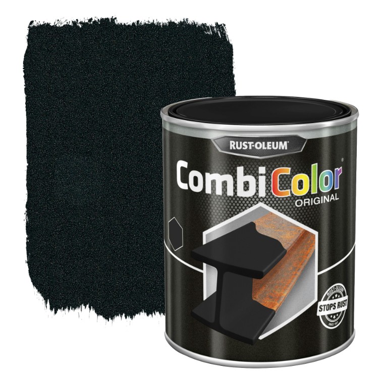 Rust-oleum laque peinture métal fer forgé 0,75l noir
