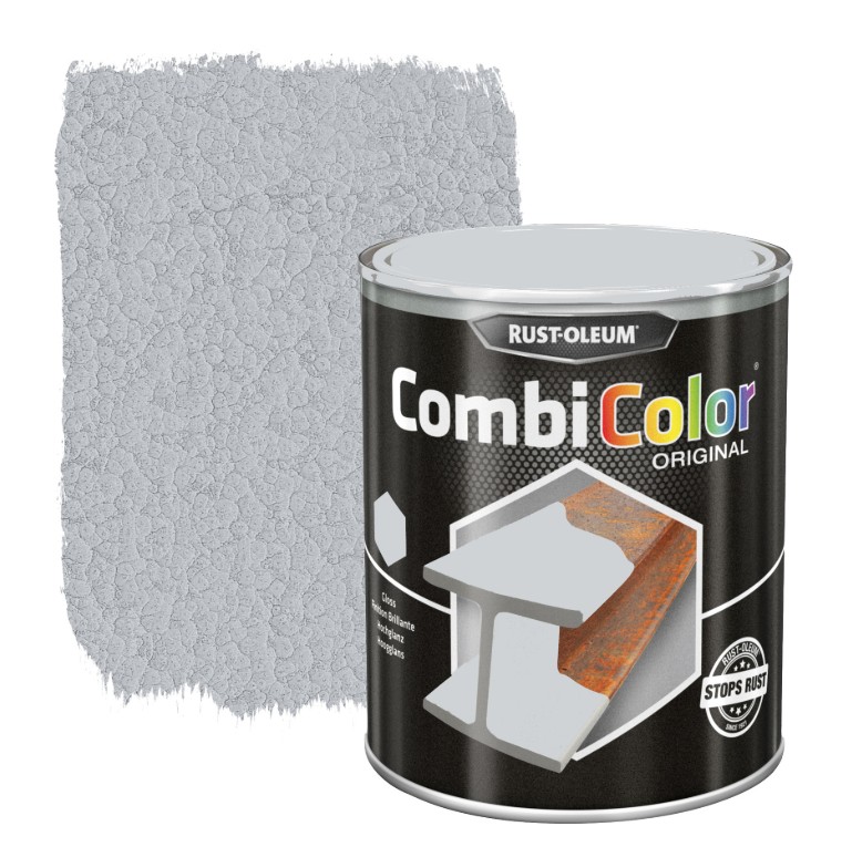 COMBICOLOR HAMERSLAG LICHTGRIJS 750ML