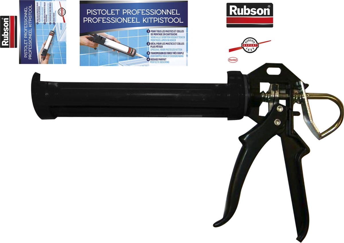Pistolet métal Rubson Pro (kit pistolet)