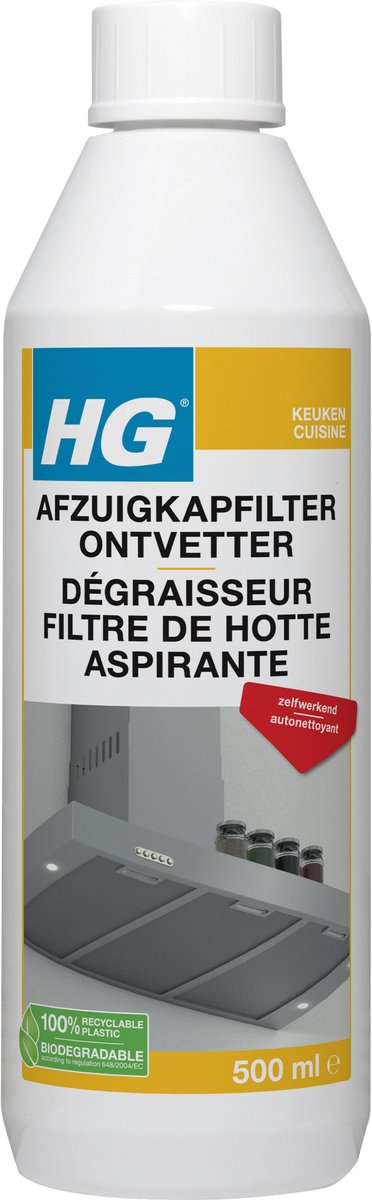 HG Dégraisseur filtre de hotte aspirante