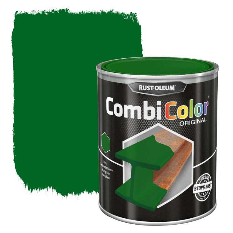 Peinture pour métal Rust-Oleum CombiColor brillant RAL6010 vert gazon 750 ml