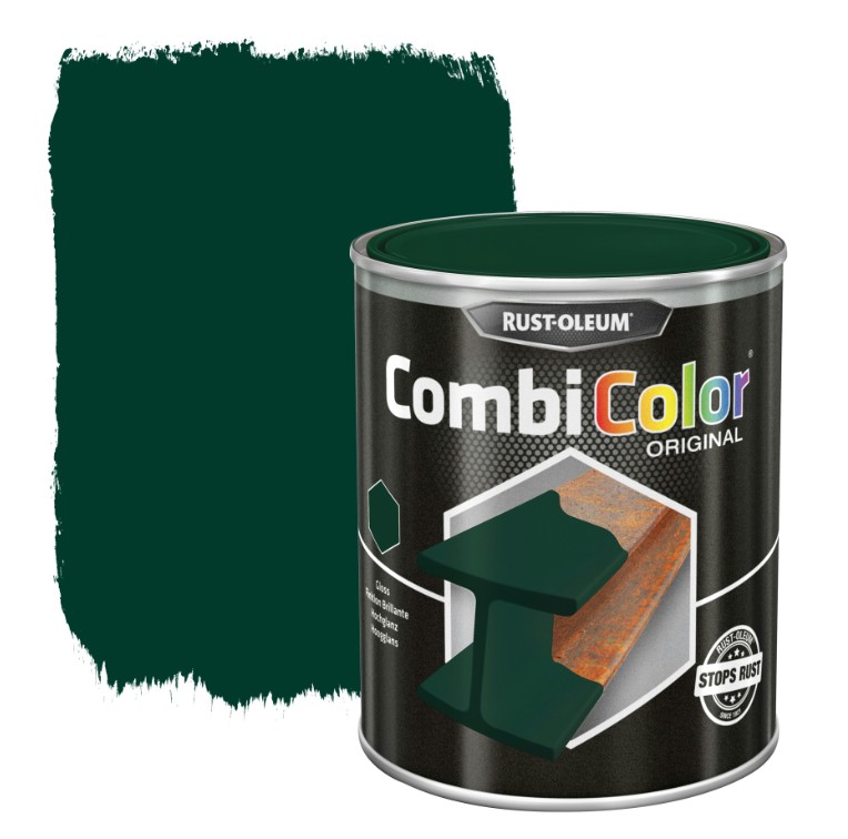 Rust-oleum laque peinture métal brillant 0,75l vert mousse