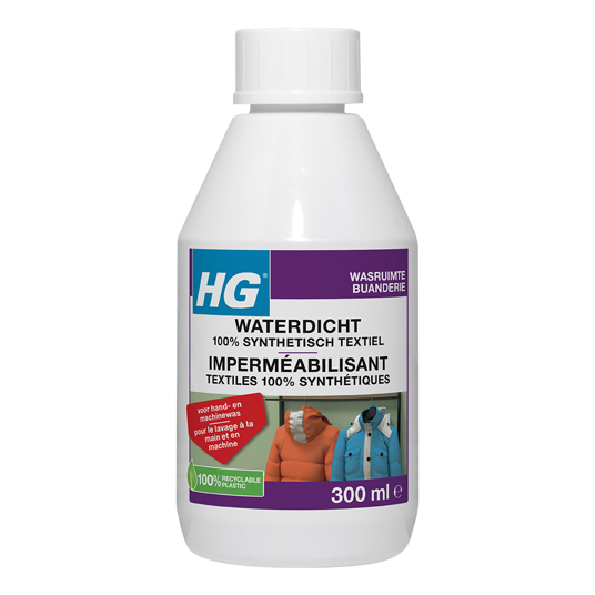 HG waterdicht voor synthetisch textiel
