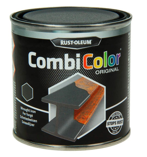 Rust-oleum laque peinture métal fer forgé 0,25l noir