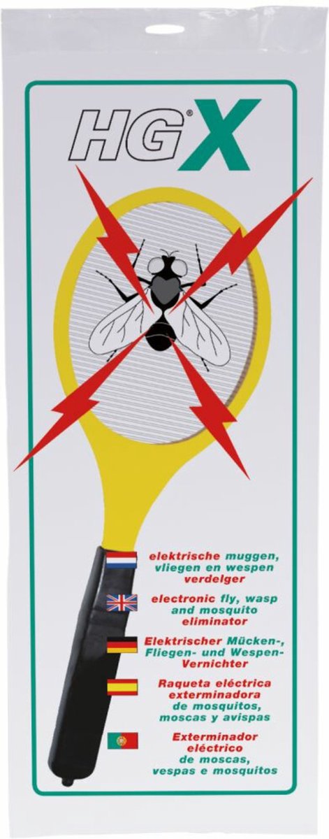 HGX Tapette électrique à mouches, moustiques et  guêpes